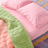 Kip & Co Strawberry Polka Dot Organic Cotton Flat Sheet