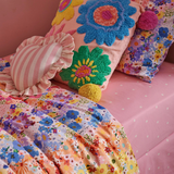Kip & Co Strawberry Polka Dot Organic Cotton Flat Sheet