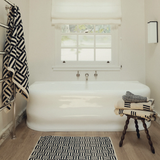 Baina Claremont Bath Towel Sand & Noir