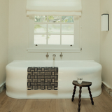 Baina Claremont Saroma Bath Mat Sand & Noir