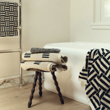 Baina Torrens Hand Towel Sand & Noir