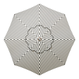 Business & Pleasure Market Umbrella - Monaco Black Stripe