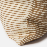 Citta Reversible Pinstripe Cushion Cover Bronze/Coconut