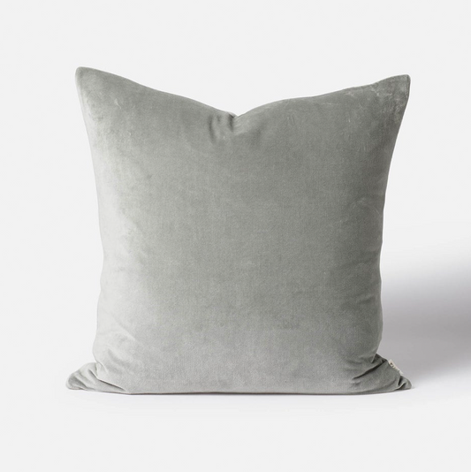 Citta Cotton Velvet Cushion Cover - Haze