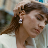 Jasmin Sparrow Supple Hoops Silver