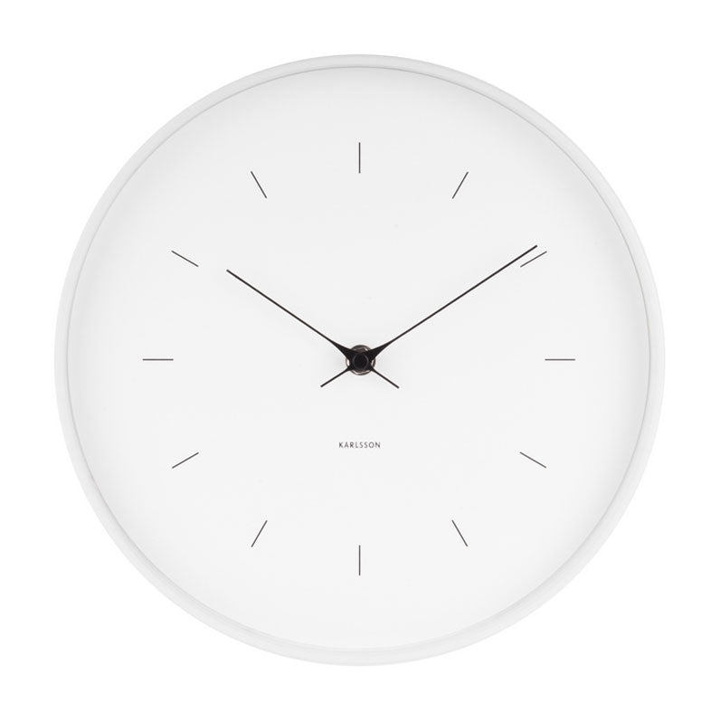 Karlsson Butterfly Clock White Medium