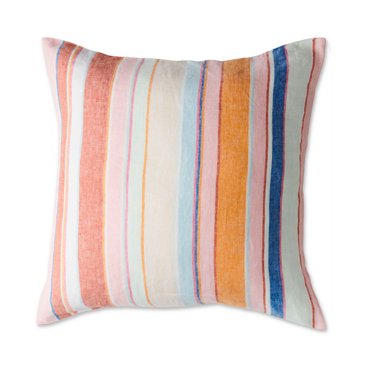 Kip & Co Jaipur Stripe Linen Euro Pillowcase Set