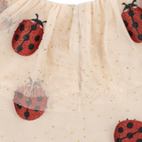 Konges Slojd Fayette Dress Ladybug Glitter