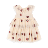 Konges Slojd Fayette Dress Ladybug Glitter