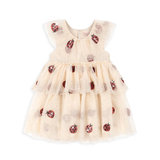 Konges Slojd Fayette Dress Ladybug Glitter