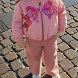 Konges Sløjd Luc Pants Milk Rouge Stripe