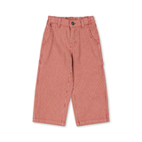 Konges Sløjd Luc Pants Milk Rouge Stripe