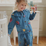 Konges Sløjd Magot Sequin Collar Shirt Vitamins