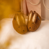 Muskhane Felt Bunny Slippers Mangrove