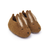 Muskhane Felt Bunny Slippers Mangrove
