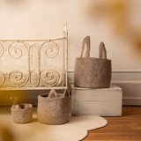 Muskhane Teddy Pasu Basket Light Stone