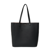 Saben Carter Tote - Black/Tan Chain