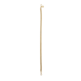 Saben Feature Shoulder Strap Gold Curb