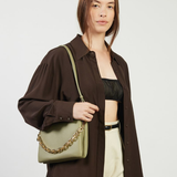 Saben Matilda Crossbody Eucalyptus + Chunky Chain