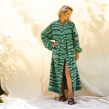 Sage & Clare Arlette Towelling Robe - Forest