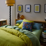 Sage & Clare Claire Reversible Cushion - Mustard