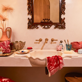 Sage & Clare Lucia Face Washer Set - Crimson