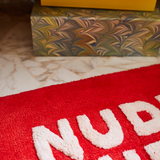 Sage & Clare Tula Nudie Bath Mat Mini - Scarlet