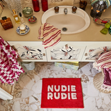 Sage & Clare Tula Nudie Bath Mat Mini - Scarlet