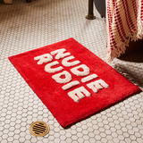 Sage & Clare Tula Nudie Bath Mat Mini - Scarlet