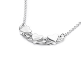 Stolen Girlfriends Club Triple Heart Love Chain Necklace