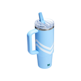 Stanley The Quencher ProTour Flip Straw Tumbler Cornflower Chevron 30 OZ