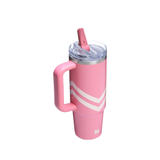 Stanley The Quencher ProTour Flip Straw Tumbler Plumeria Chevron 30 OZ