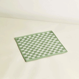 Baina Quill Organic Cotton Face Cloth Sage/Chalk