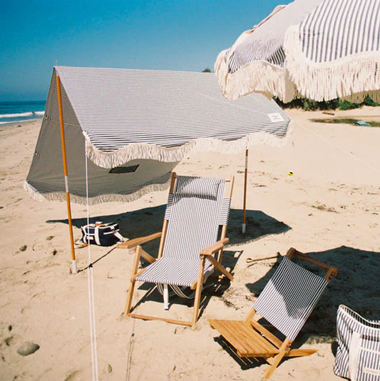Premium Beach Tent - Lauren Navy Stripe