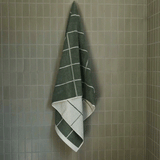 Baina Bethell Organic Cotton Bath Towel Sage/Chalk