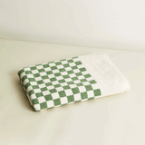 Baina Roman Organic Cotton Pool Towel Sage/Chalk