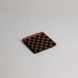 Baina Quill Organic Cotton Face Cloth Tabac/Noir