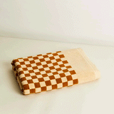 Baina Roman Organic Cotton Pool Towel Cedar/Sand