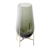 Audo Echasse Vase Small Green Smoke
