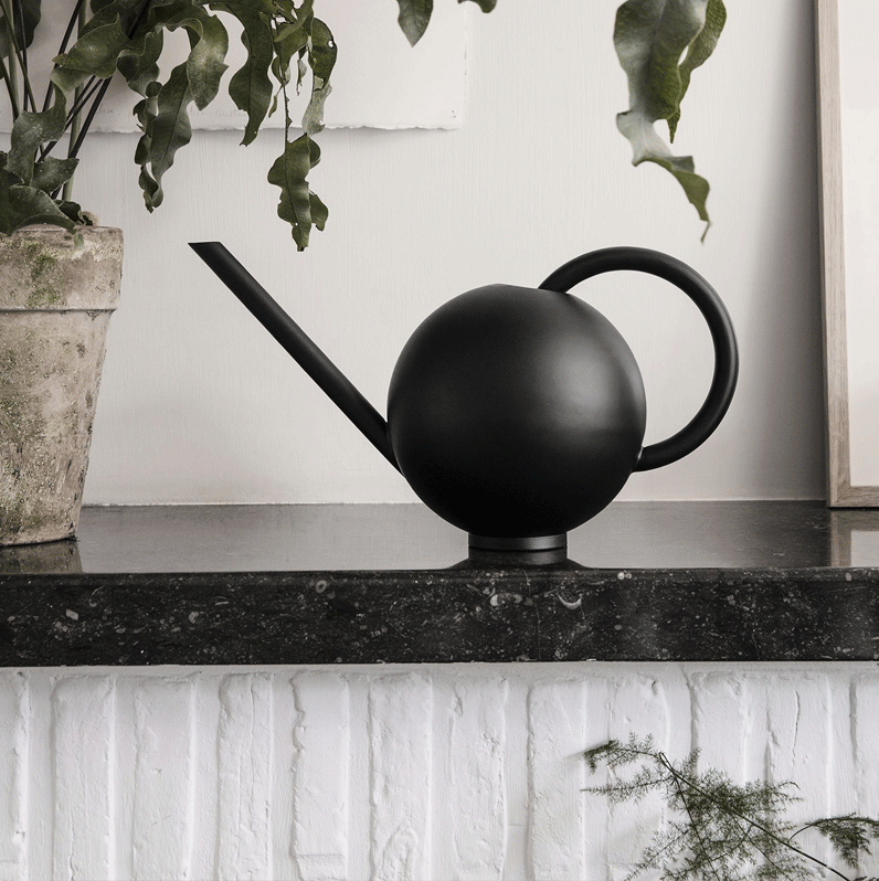 Ferm Living Orb Watering Can Black