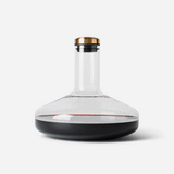 Audo Wine Breather Carafe Deluxe - Clear w. Brass Lid