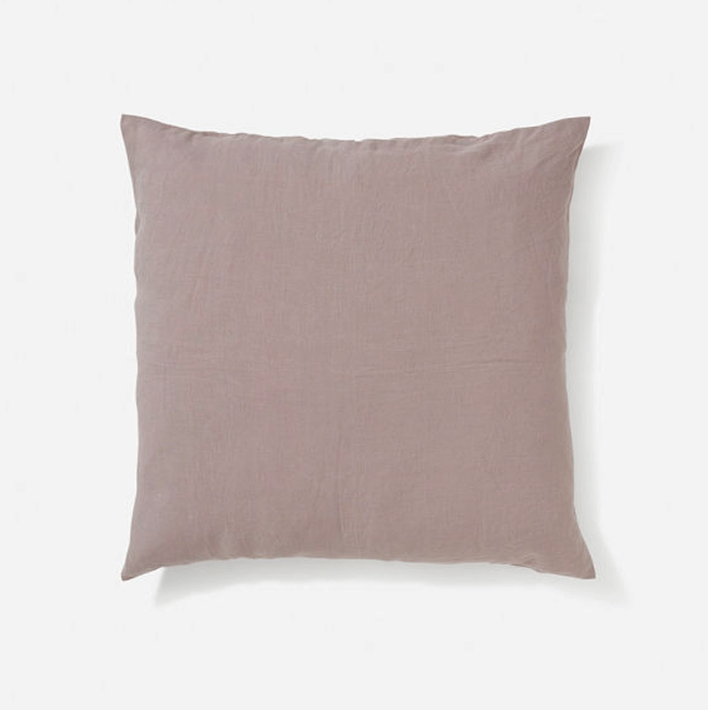 Citta Linen Euro Pillowcase - Pansy