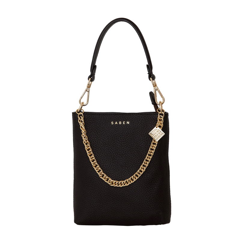 Black & Gold Chain Strap for handbags or cross body bags from Saben