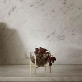 Audo Echasse Bowl Small Green Smoke / Brass