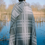 Forestry Wool 100% Pure wool | Check Grey