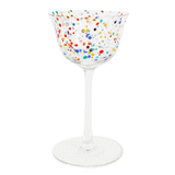 Kip & Co Party Speckle Coupe Glass 2 Set