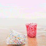 Kip & Co Party Speckle Tumbler Glass 2 Set