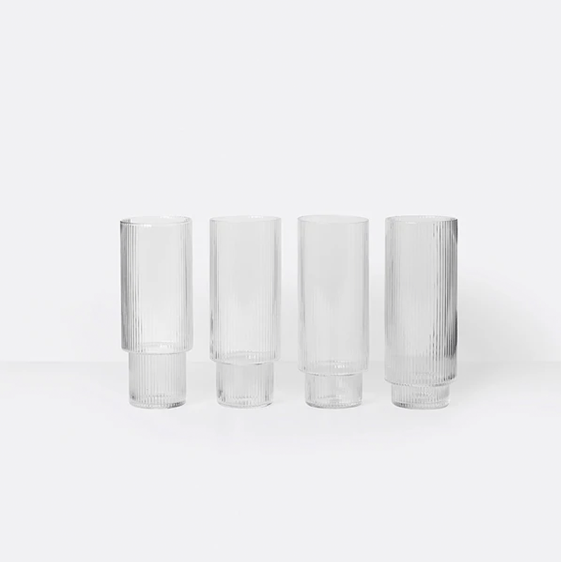 Surface Long Drink Glasses (set of 4)