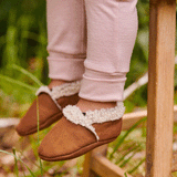 Nature Baby Lambskin Booties Cinnamon