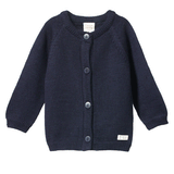 Nature Baby Merino Knit Cardigan - Navy